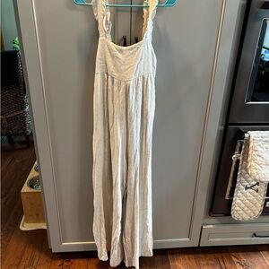 Mittoshop Beige Sleeveless Jumpsuit NEW